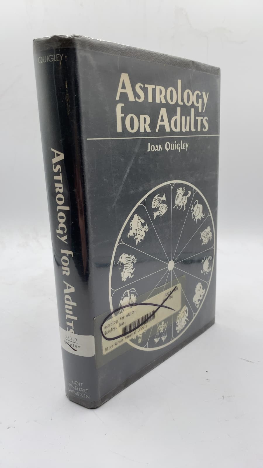 Astrology for Adults by Joan Quigley - front cover