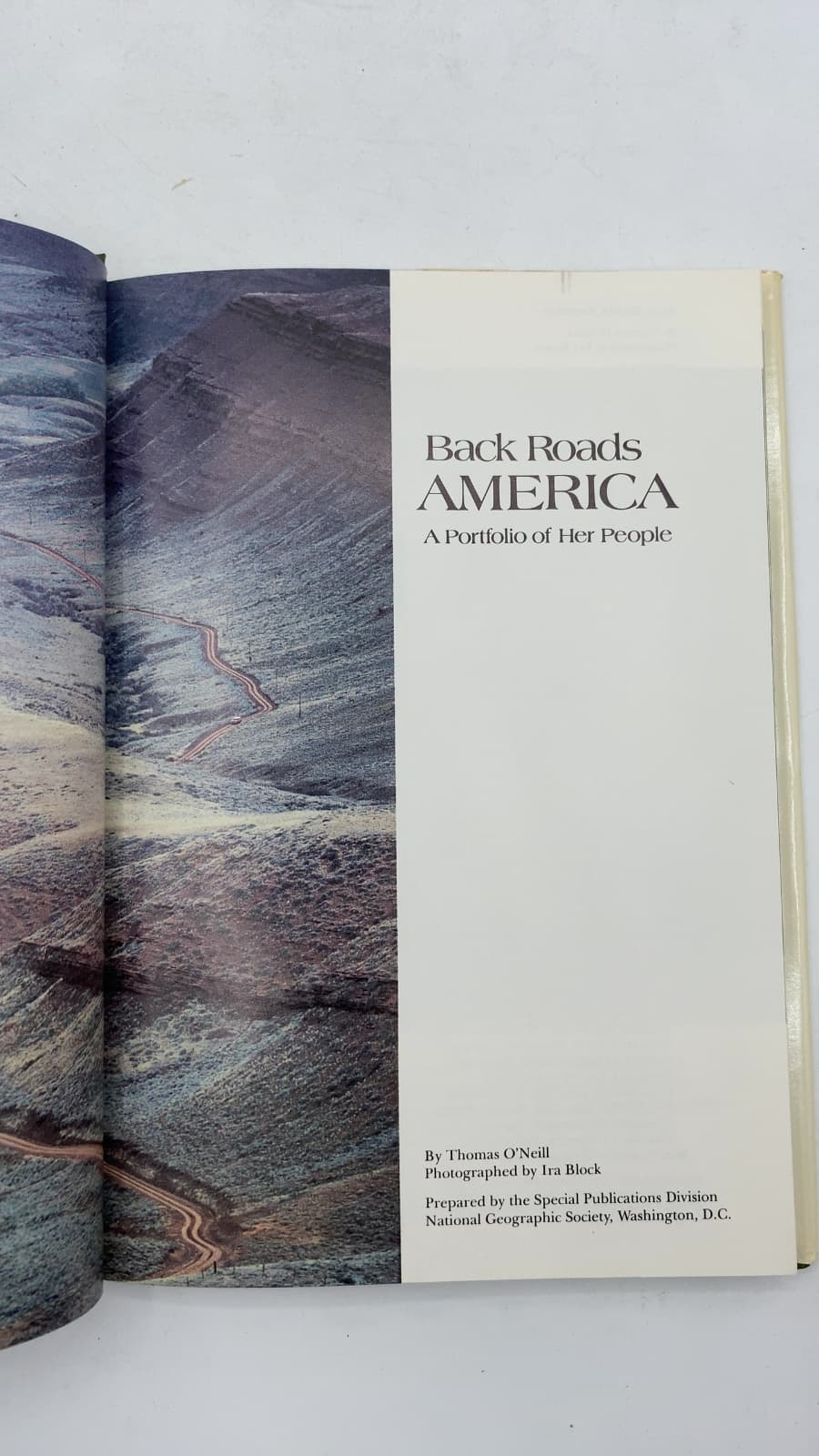 Back Roads America: A Portfolio of Her People by Thomas O'Neill - title page