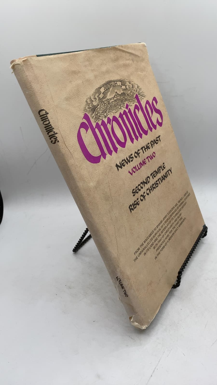 Chronicles: News of the Past Volume Two by Dr. Israel Eldad and Moshe Aumann (Editors) - front cover