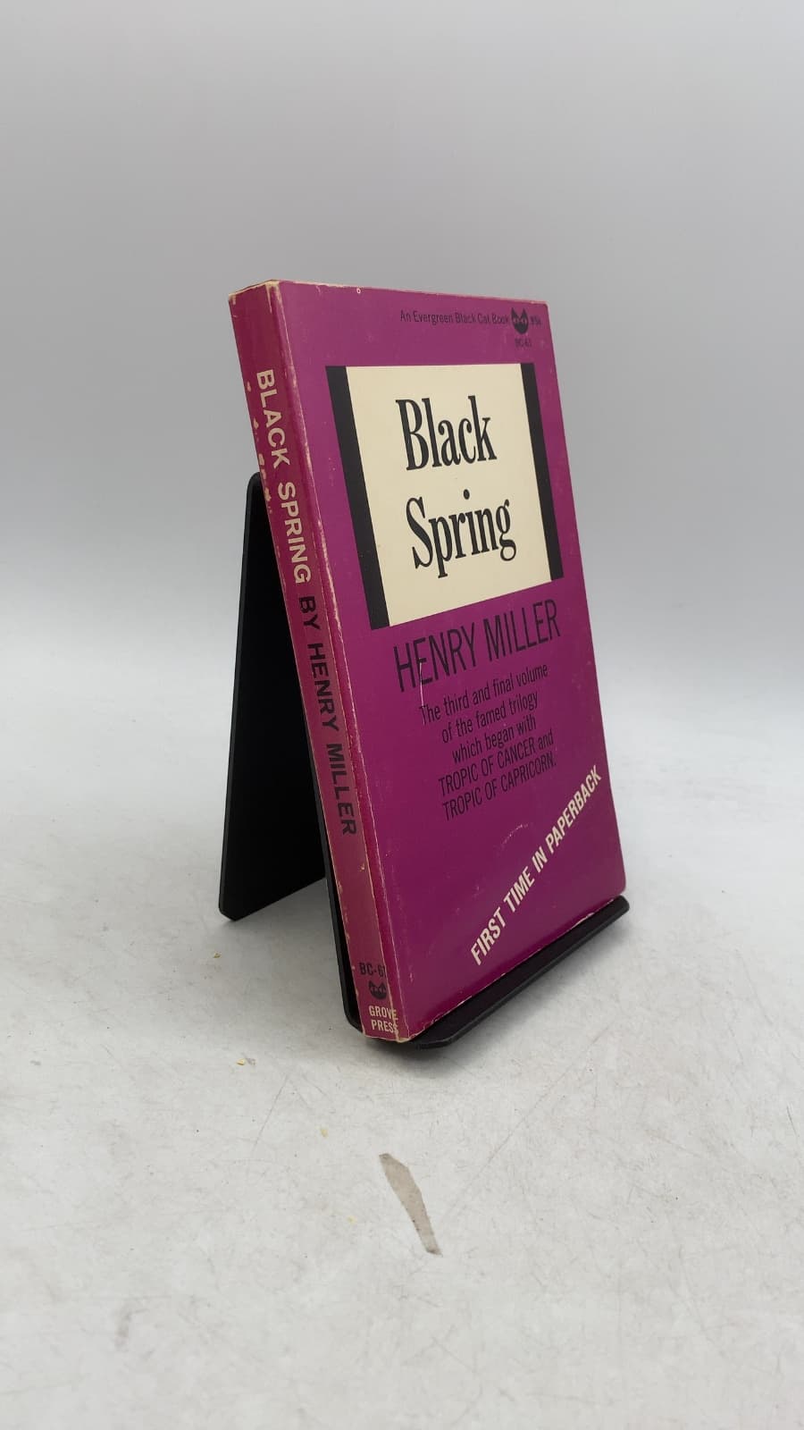 Black Spring by Henry Miller - front cover