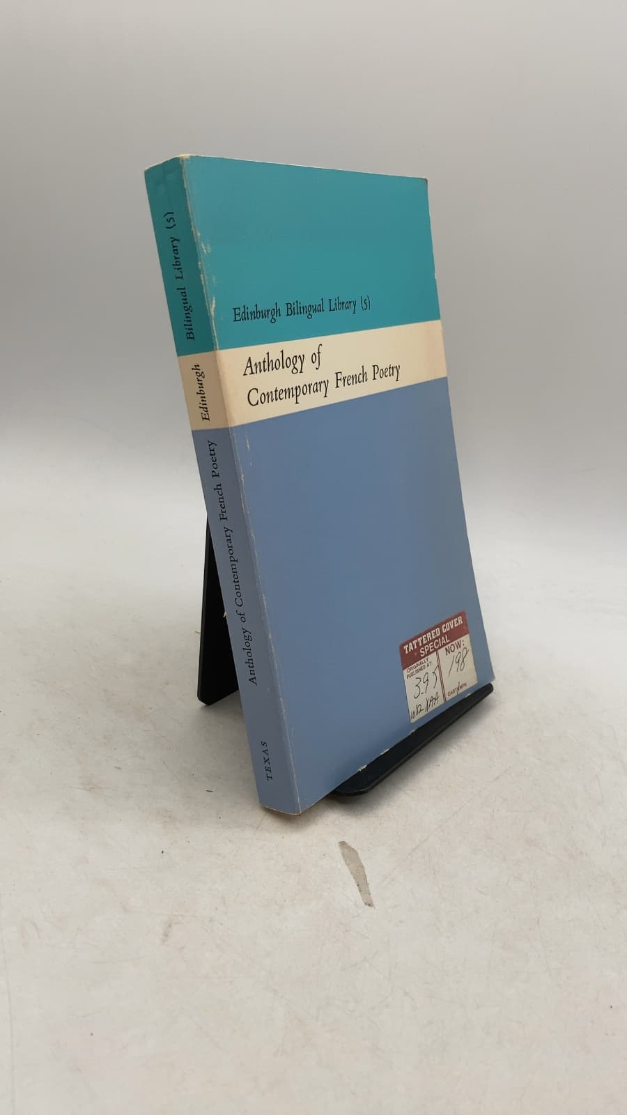 Anthology of Contemporary French Poetry by Graham Dunstan Martin - front cover