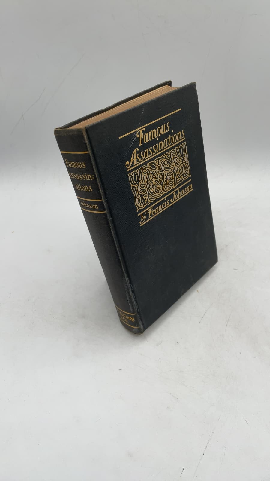 Famous Assassinations of History by Francis Johnson - front cover