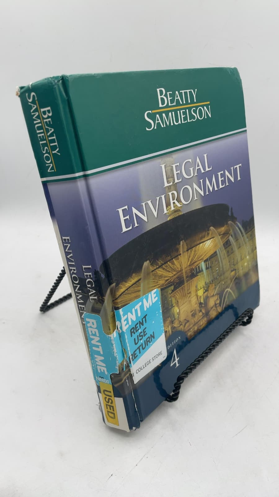 Legal Environment, Fourth Edition by Jeffrey F. Beatty & Susan S. Samuelson - front cover