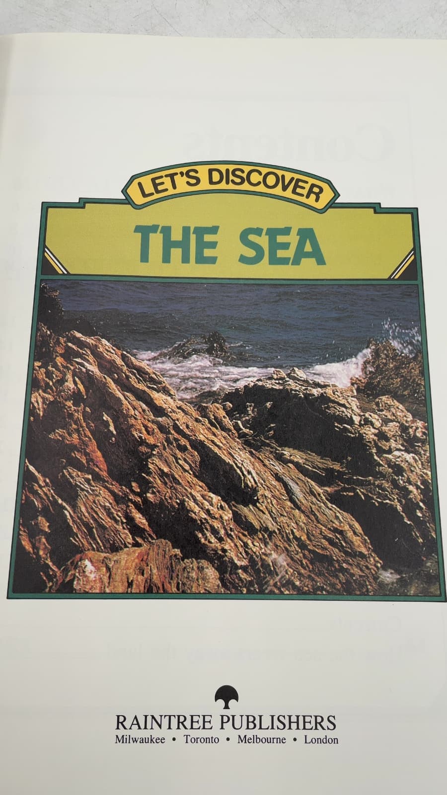 Let's Discover The Sea - title page