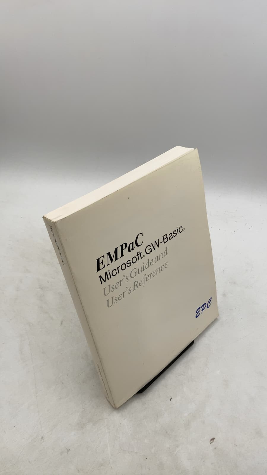 EMPaC Microsoft GW-Basic User's Guide and User's Reference - front cover