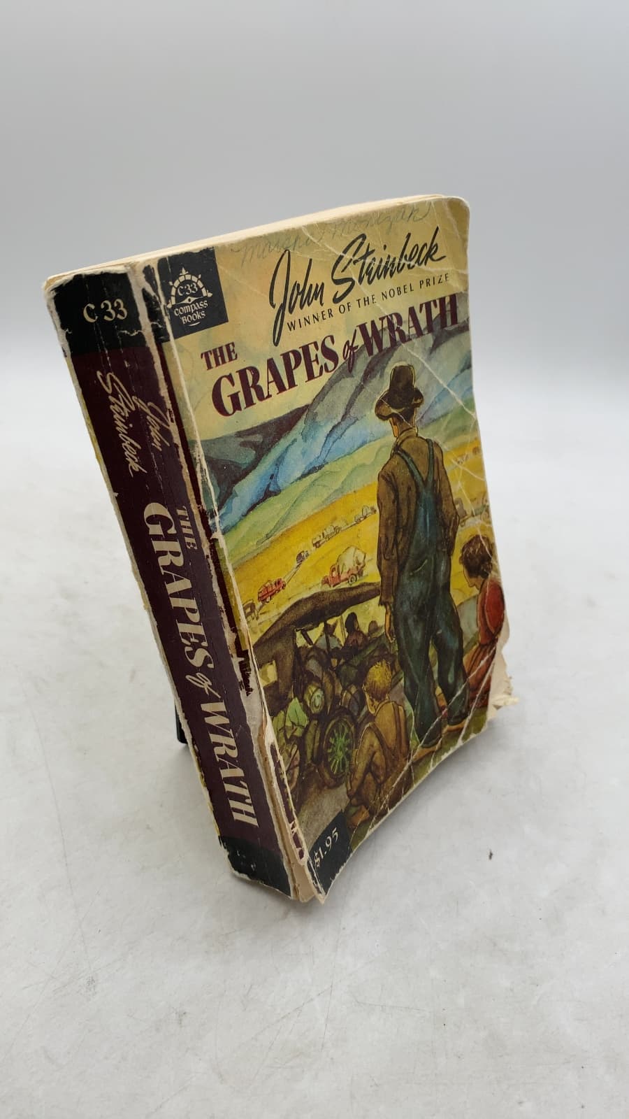 The Grapes of Wrath by John Steinbeck - front cover