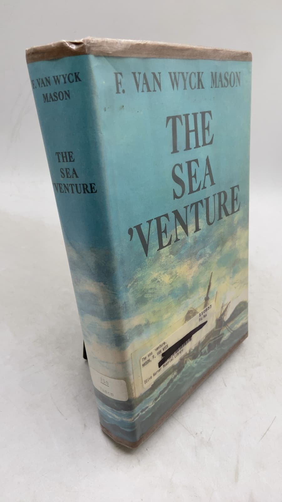 THE SEA 'venture by F. Van Wyck Mason - front cover