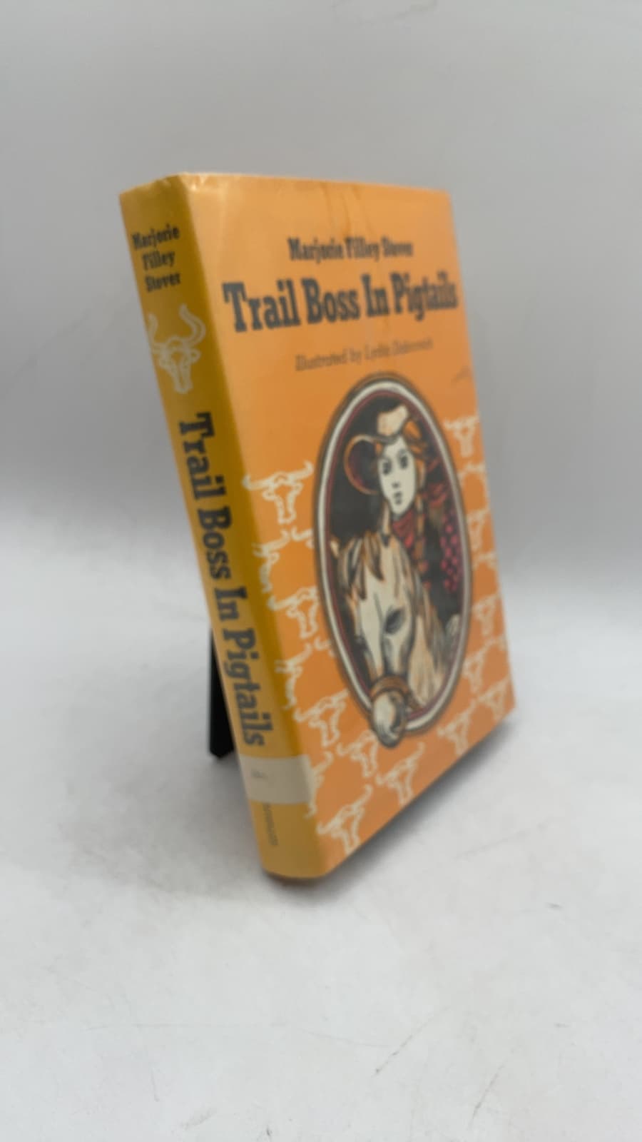 Trail Boss In Pigtails by Marjorie Filley Stover - front cover