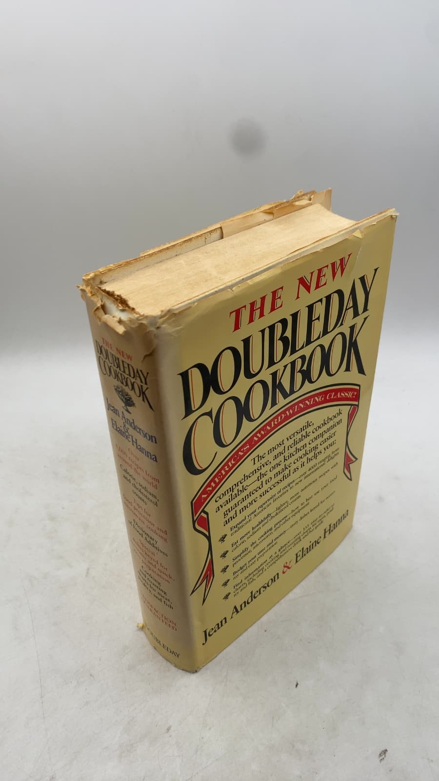 THE NEW Doubleday Cookbook by Jean Anderson and Elaine Hanna - front cover