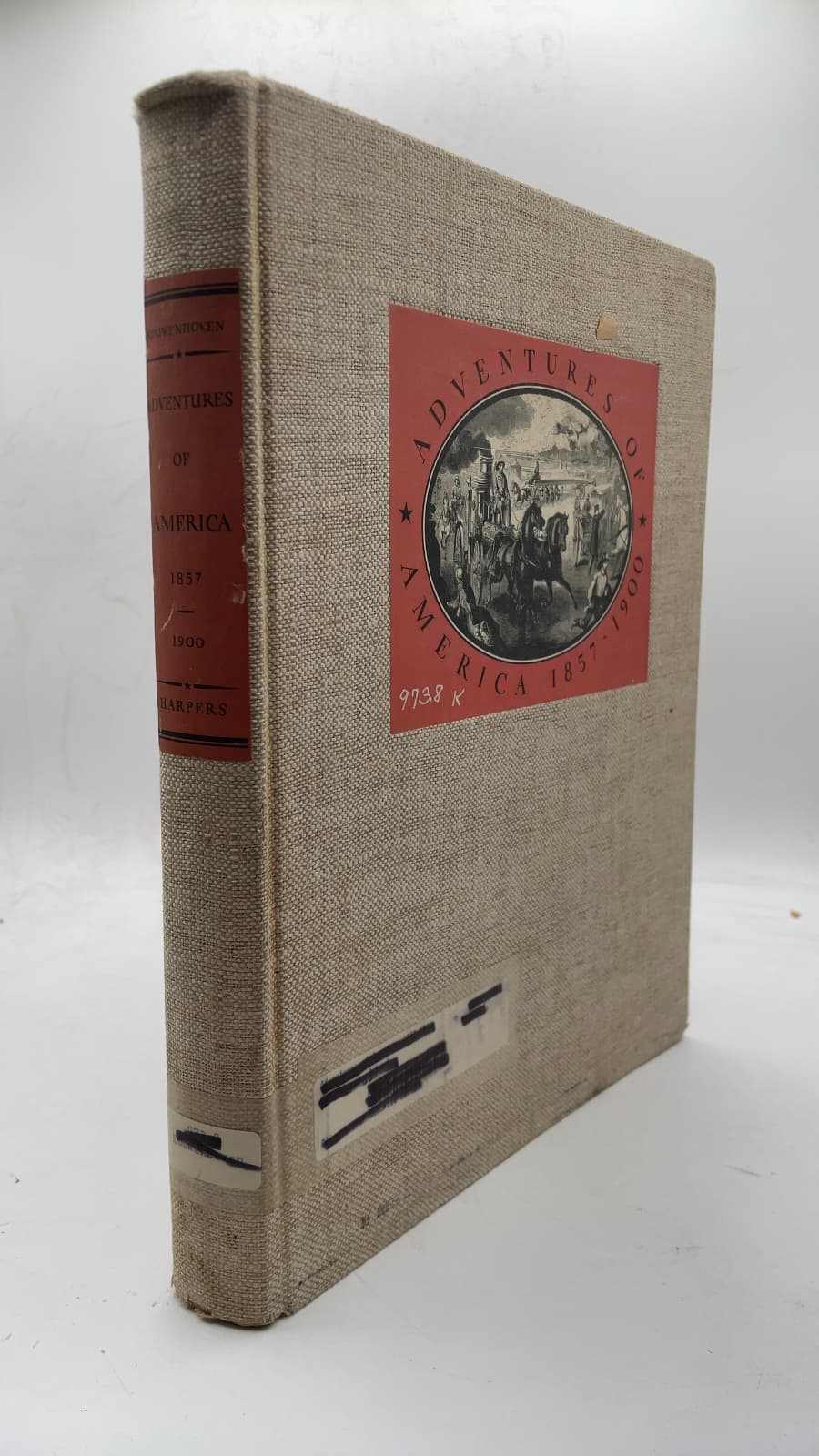 Adventures of America 1857-1900: A Pictorial Record from Harper's Weekly by John A. Kouwenhoven - front cover