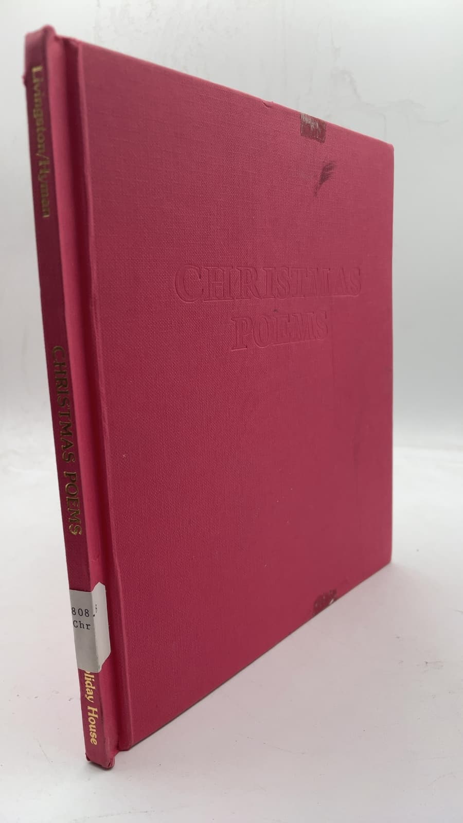 Christmas Poems by Myra Cohn Livingston - front cover