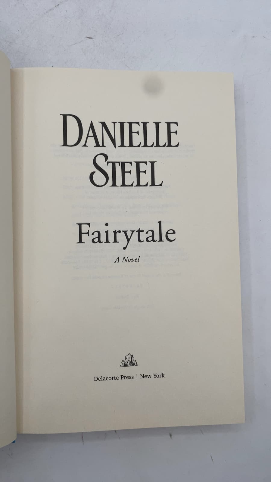 Fairytale by Danielle Steel - title page