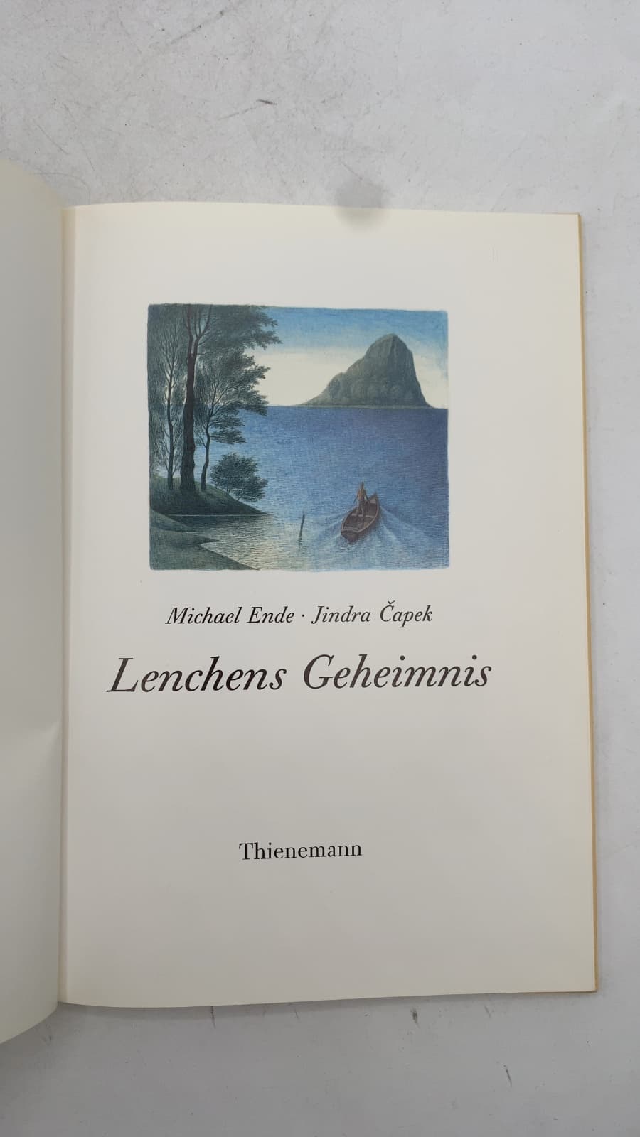 Lenchens Geheimnis by Michael Ende, Jindra Čapek - title page