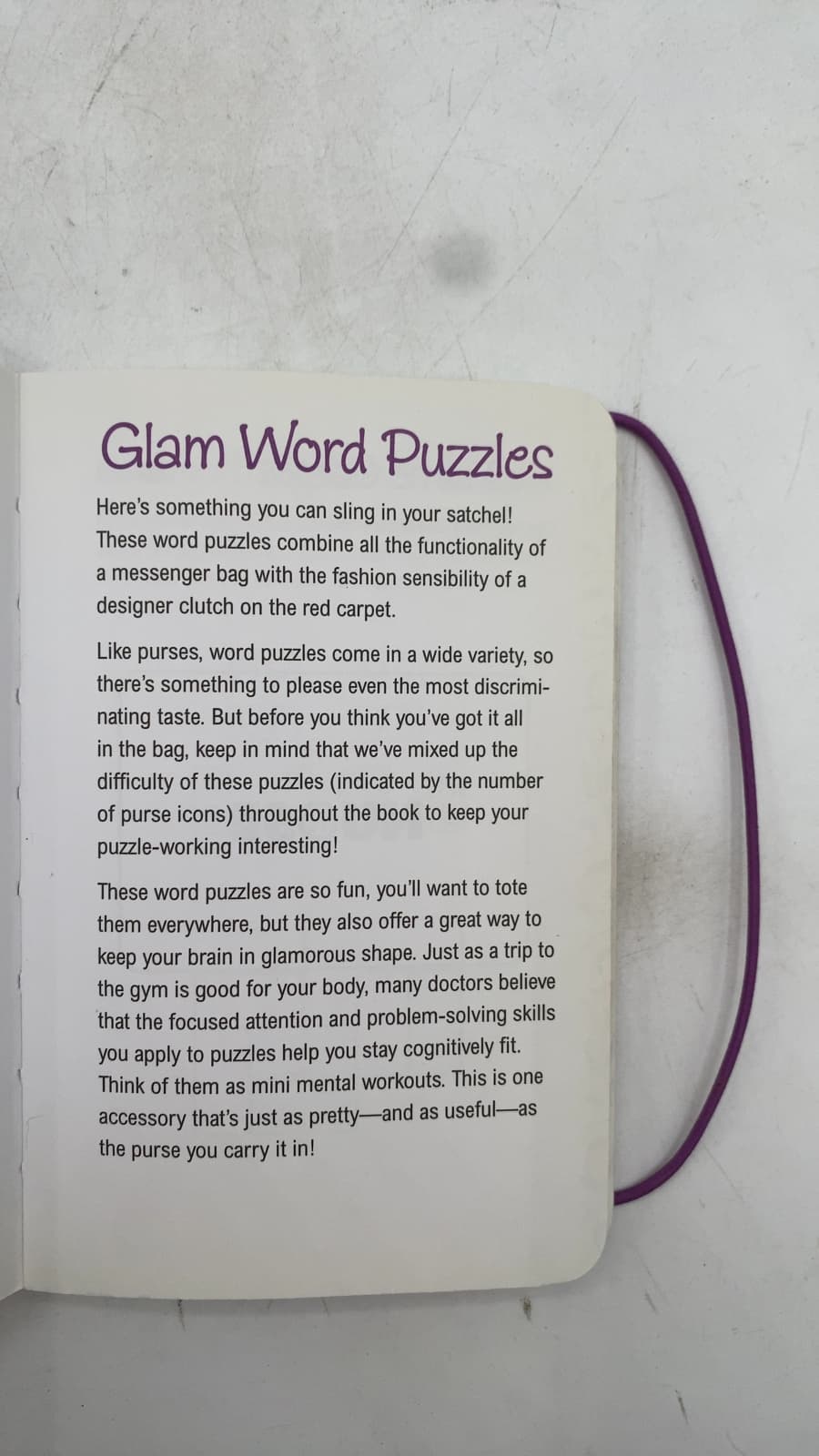 Glam Word Puzzles by Michael Adams, Myles Callum, Philip Carter, Jeff Cockrell, Don Cook, Luke Haward, Marilynn Huret, David Millar, Don Moore, Michael Moreci, Alan Olschwang, Pluto Puzzles, Stephen Ryder, Pete Sarjeant, Fraser Simpson, Terry Stickels, Wayne Robert Williams, John Wilmes - title page