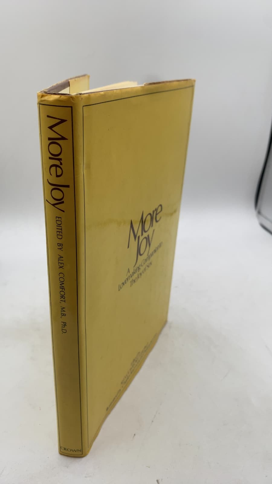 More Joy: A Lovemaking Companion to The Joy of Sex by Alex Comfort, M.B., Ph.D. - front cover