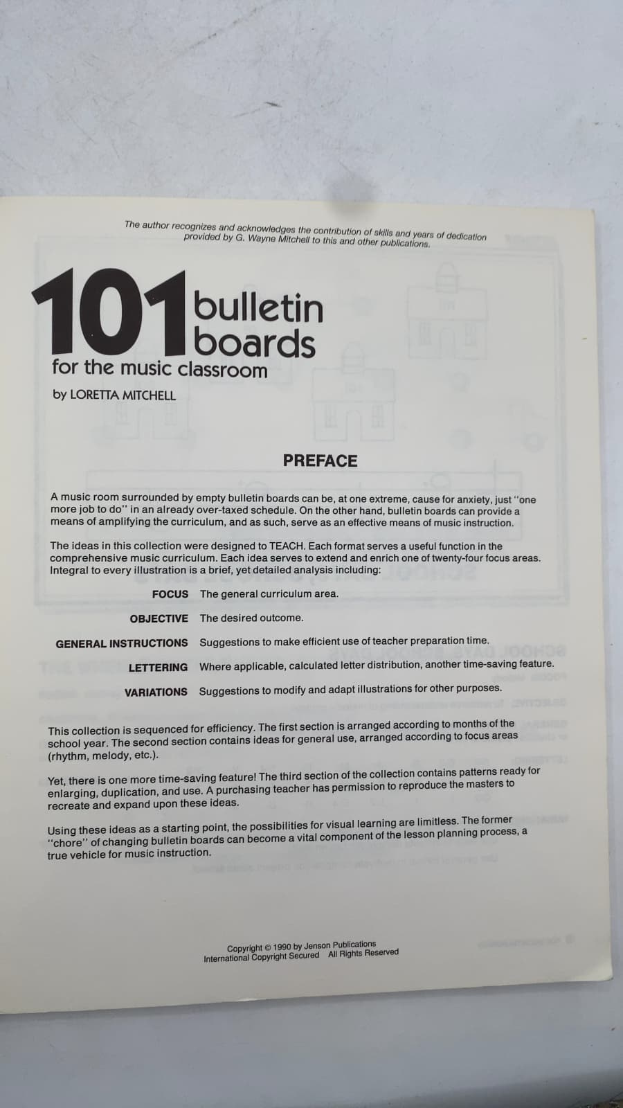 101 Bulletin Boards for the Music Classroom by Loretta Mitchell - title page