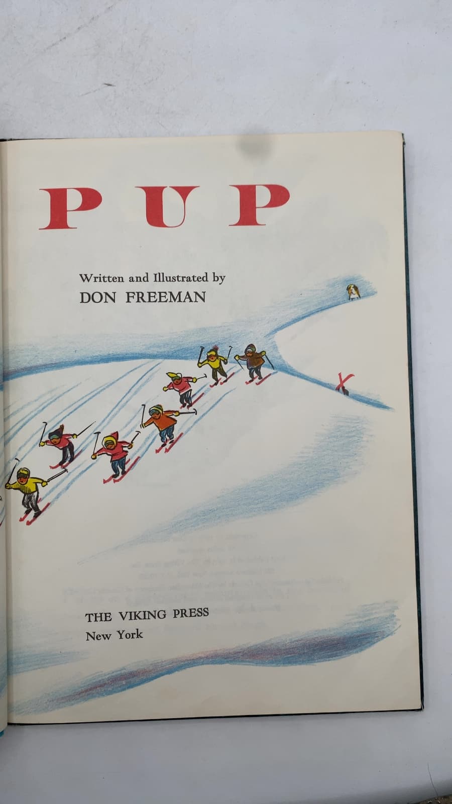 Ski Pup by Don Freeman - title page