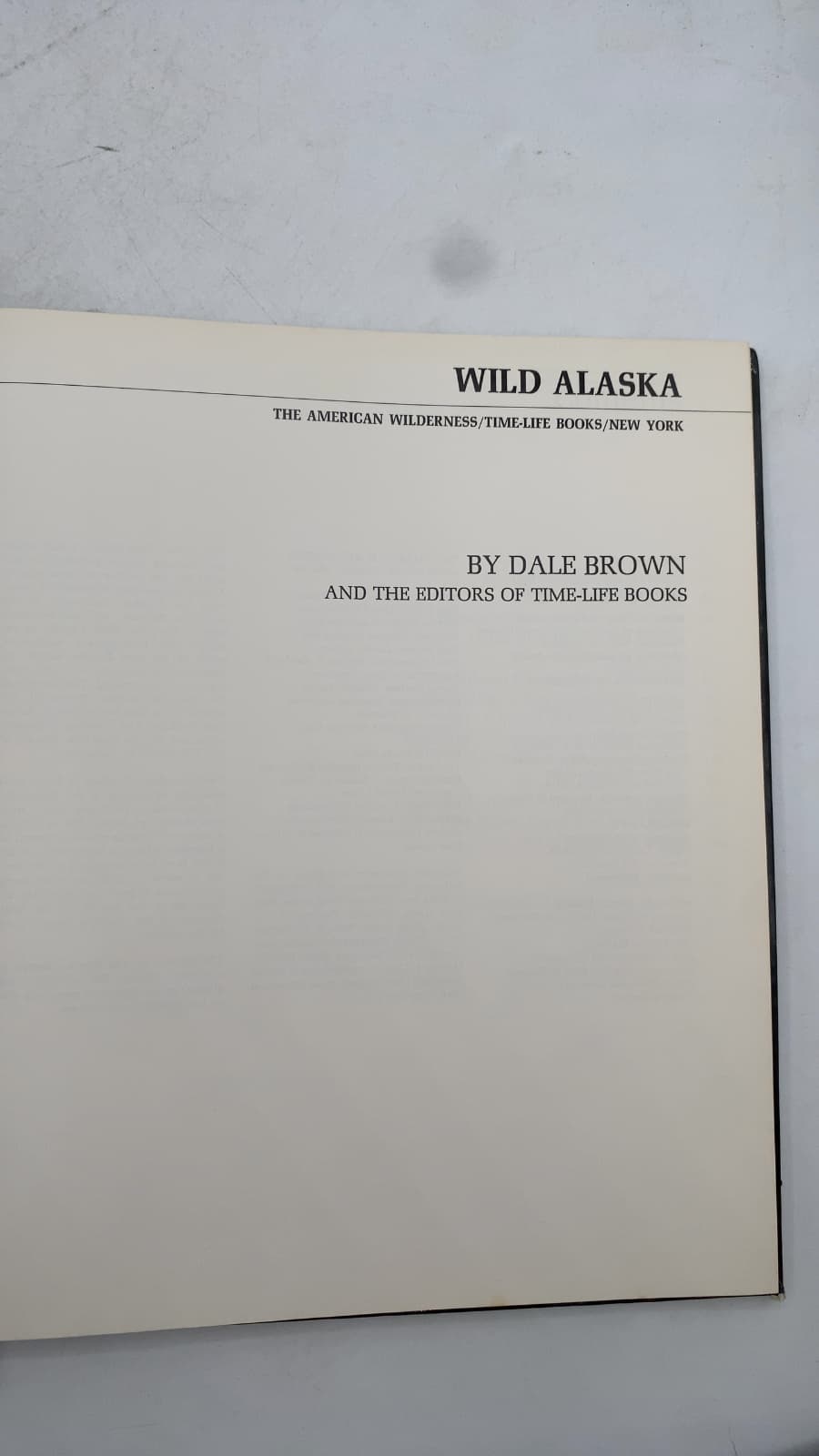 Wild Alaska by Dale Brown and the Editors of Time-Life Books - title page