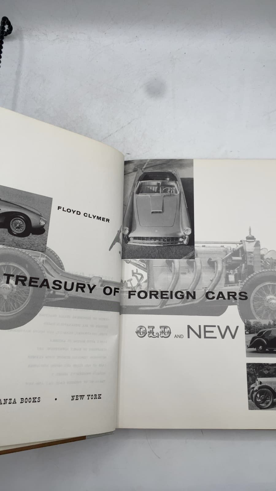 Treasury of Foreign Cars, Old and New by Floyd Clymer - title page