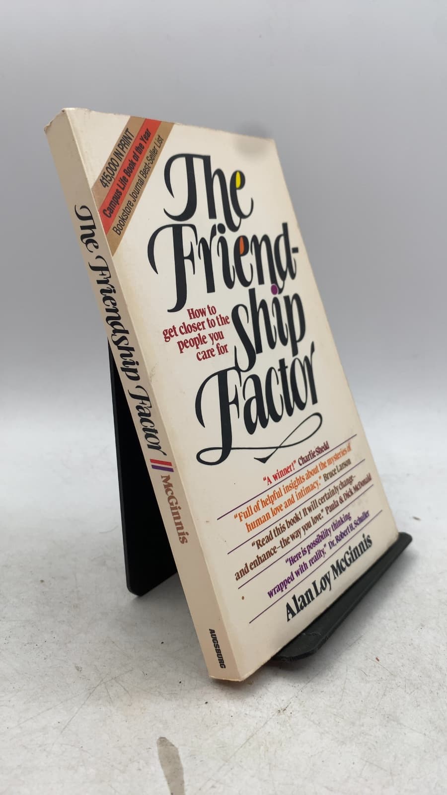 The Friendship Factor by Alan Loy McGinnis - front cover