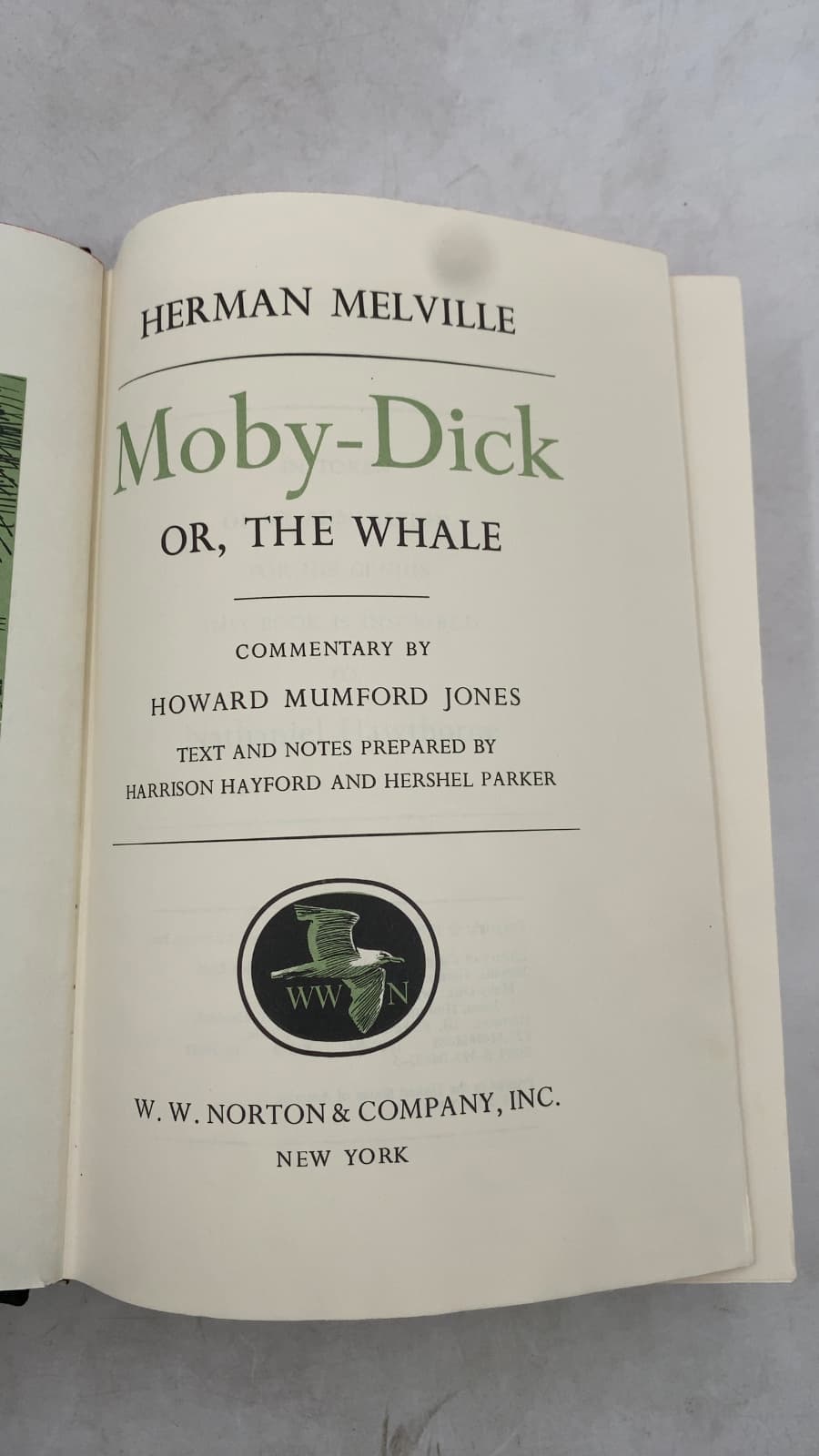 Moby-Dick or The Whale by Herman Melville - title page
