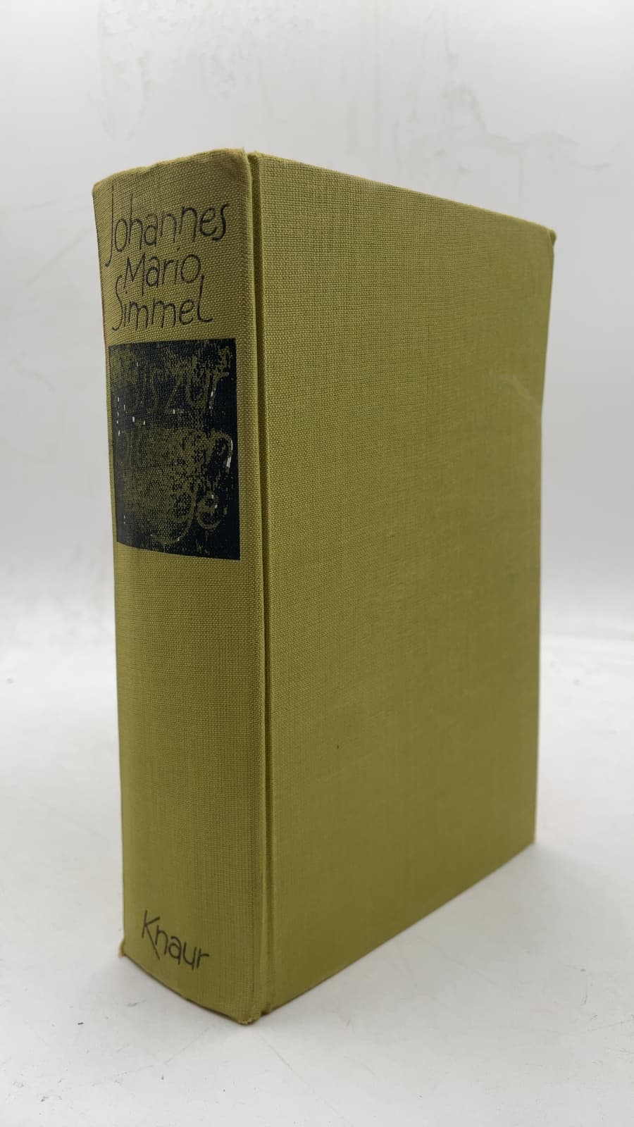 Bis zur bitteren Neige by Johannes Mario Simmel - front cover
