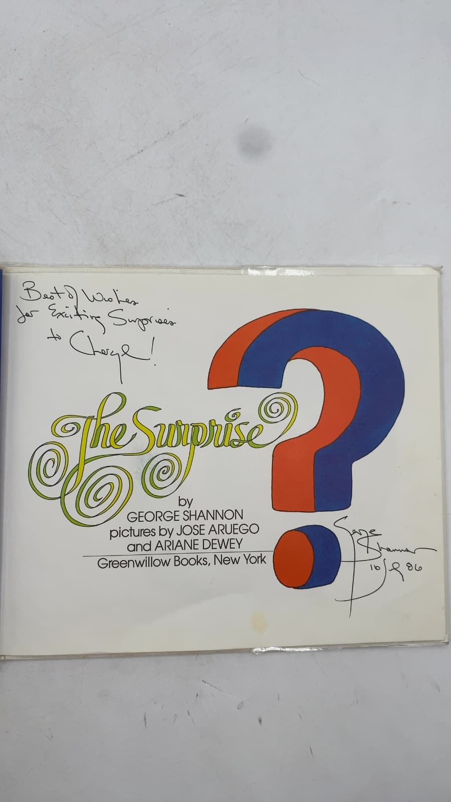 The Surprise by George Shannon - title page