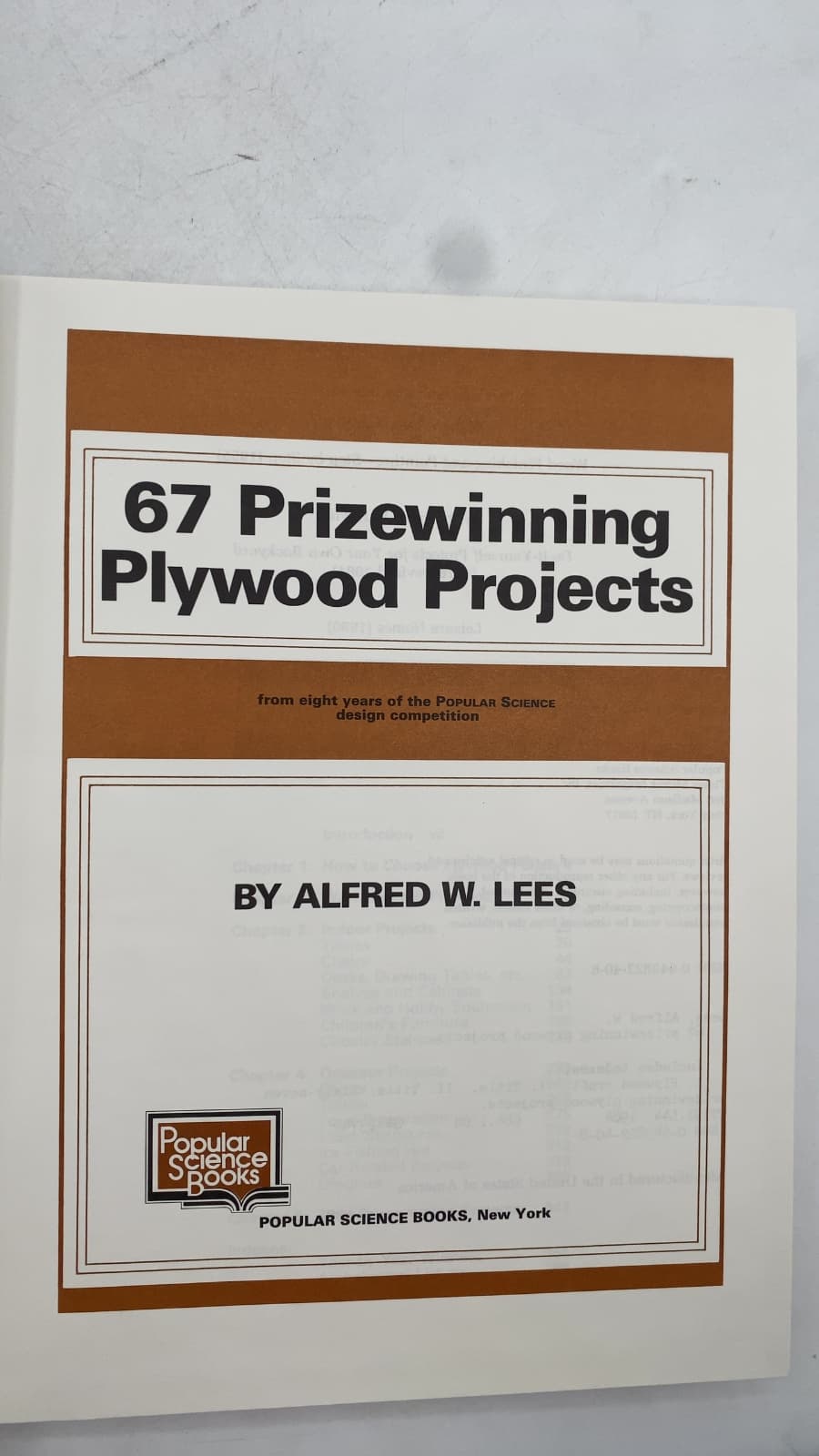 67 Prizewinning Plywood Projects by Alfred W. Lees - title page
