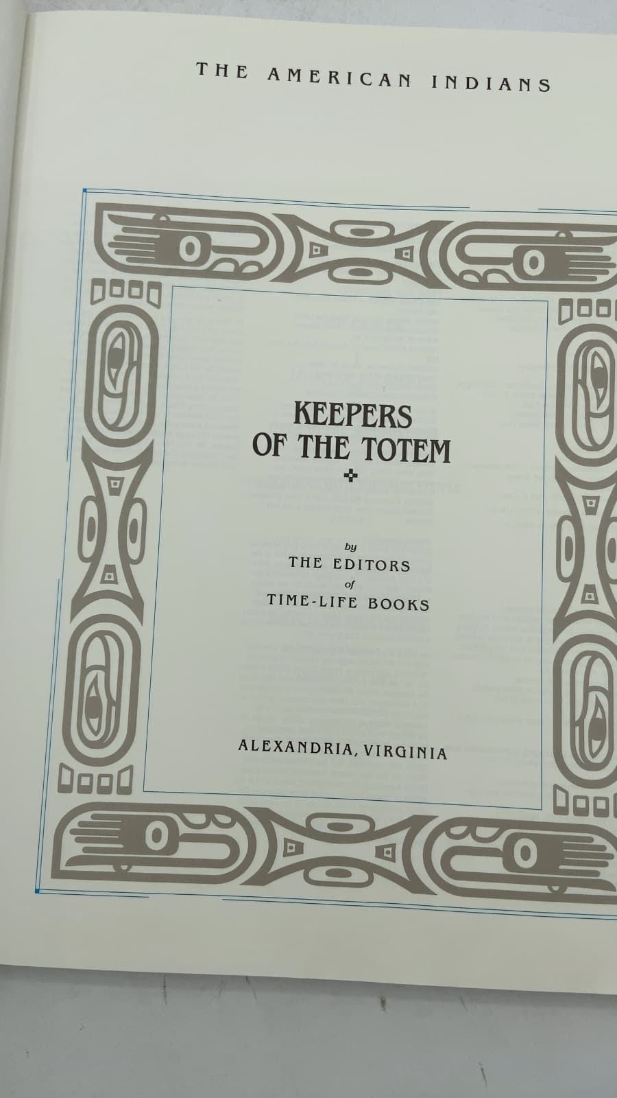 Keepers of the Totem by The Editors of Time-Life Books - title page
