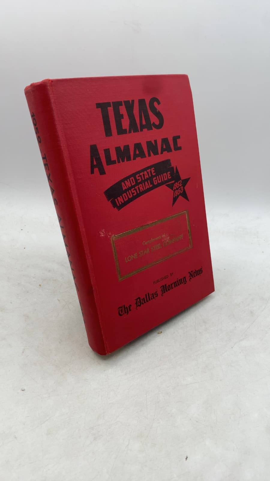 Texas Almanac and State Industrial Guide 1952-1953 - front cover