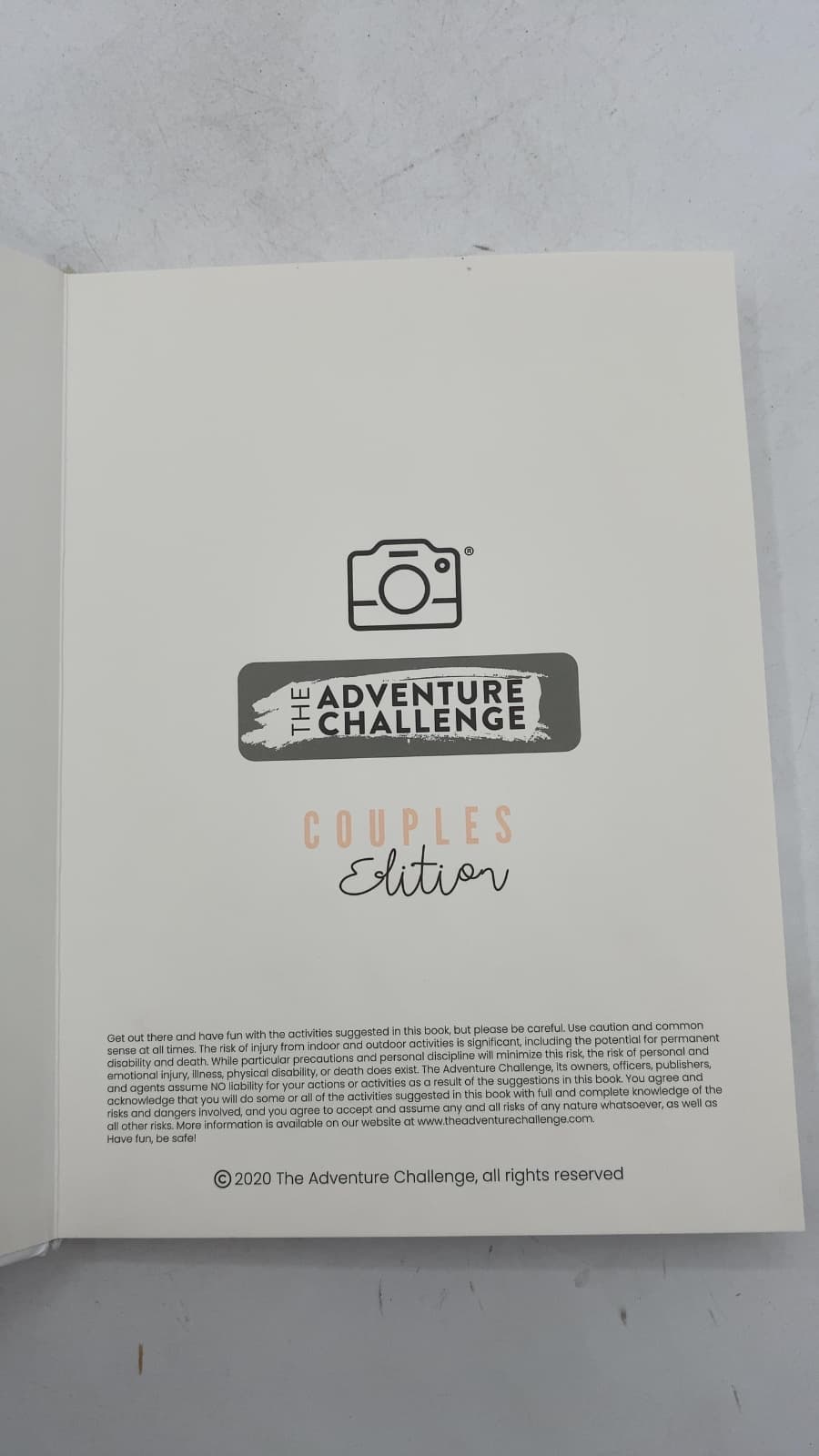 The Adventure Challenge: Couples Edition - title page