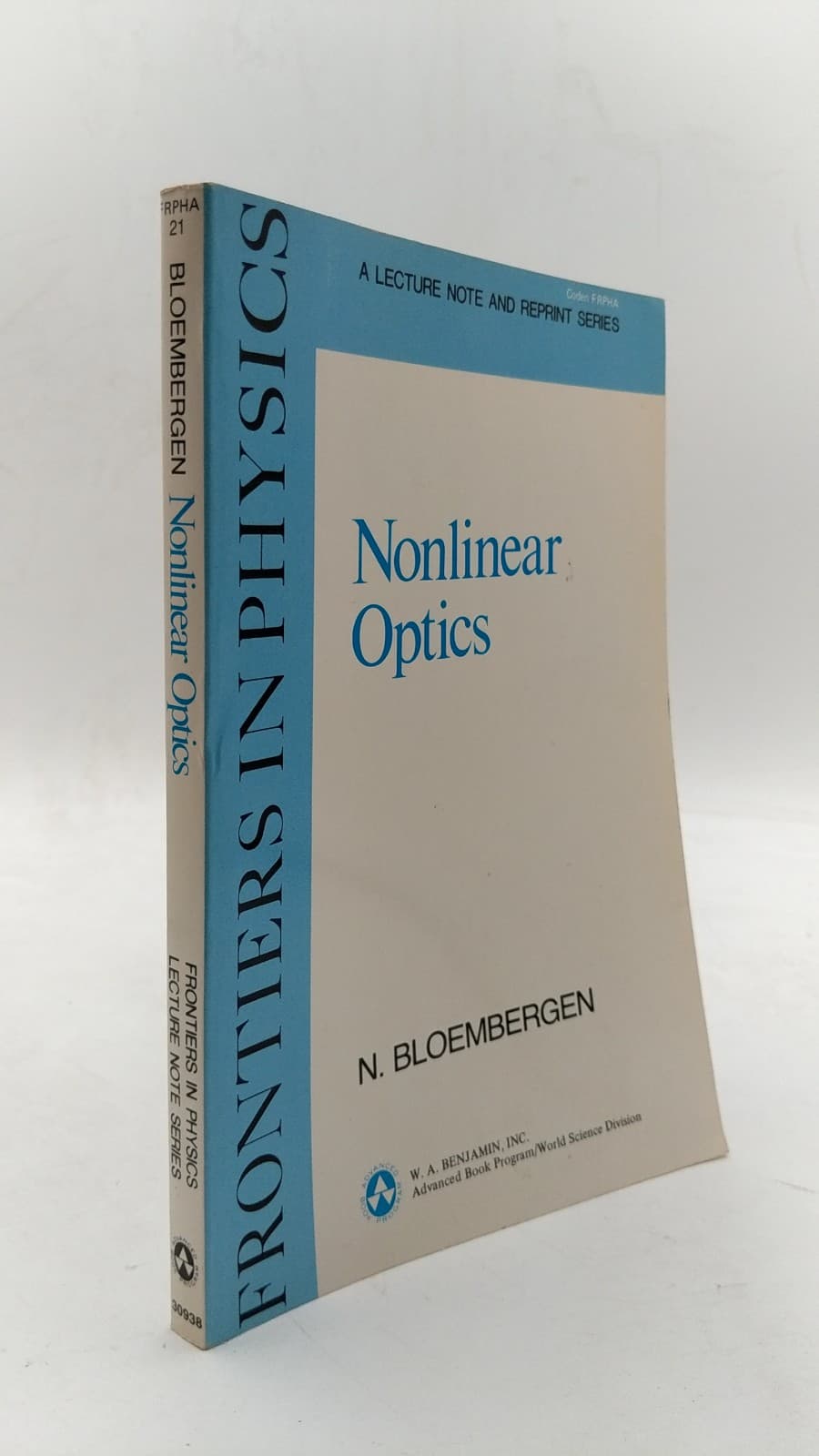 Nonlinear Optics by N. Bloembergen - front cover