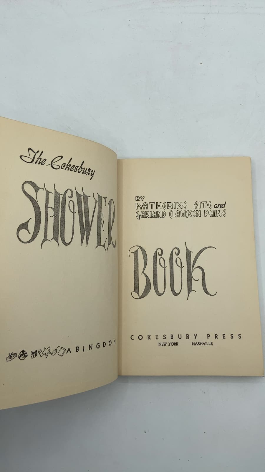 The Cokesbury Shower Book by Katherine Fite and Garland (Lawson) Paine - title page