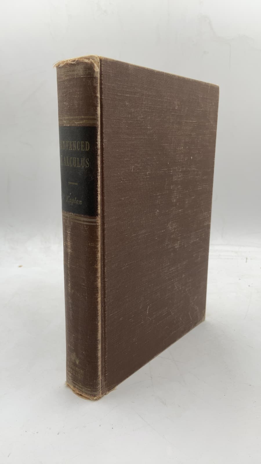 Advanced Calculus by Wilfred Kaplan - front cover