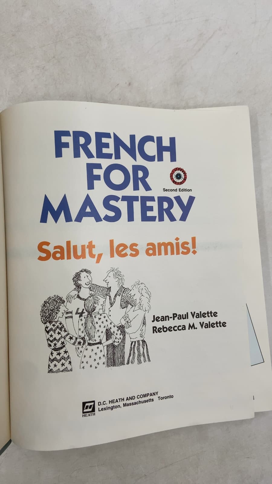 French for Mastery: Salut, les amis! by Jean-Paul Valette, Rebecca M. Valette - title page