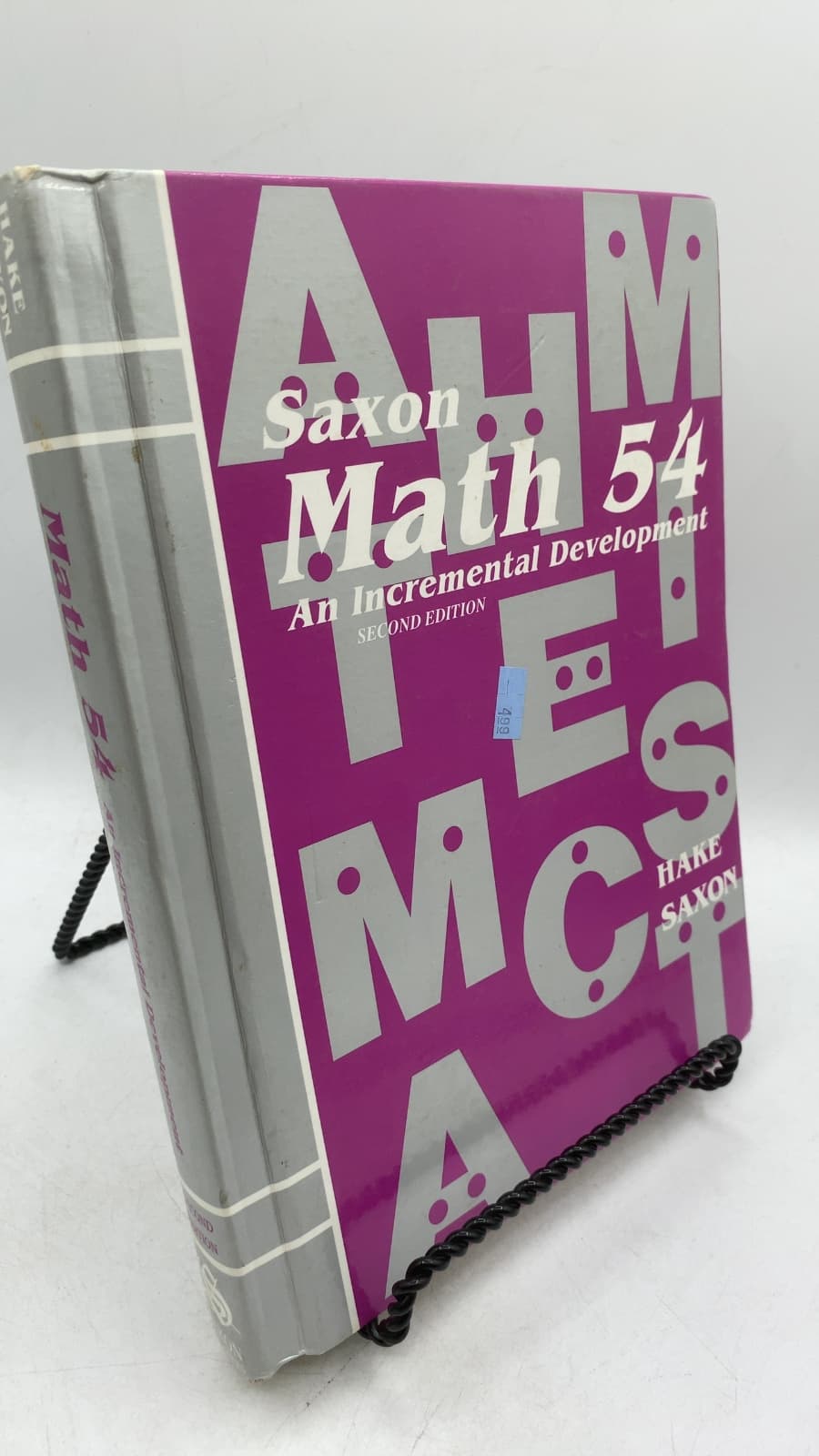 Math 54: An Incremental Development by Stephen Hake and John Saxon - front cover