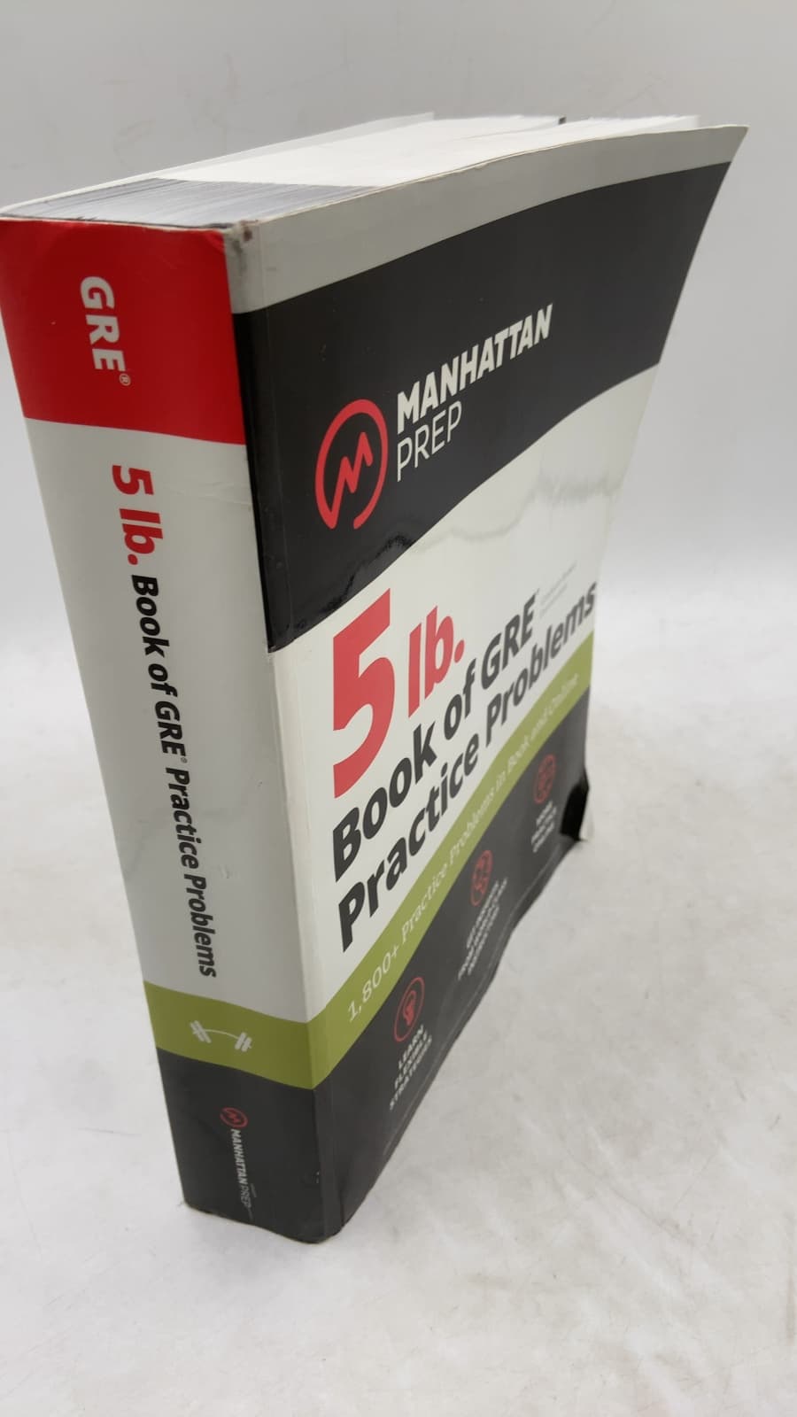 5 lb. Book of GRE Practice Problems, Third Edition - front cover