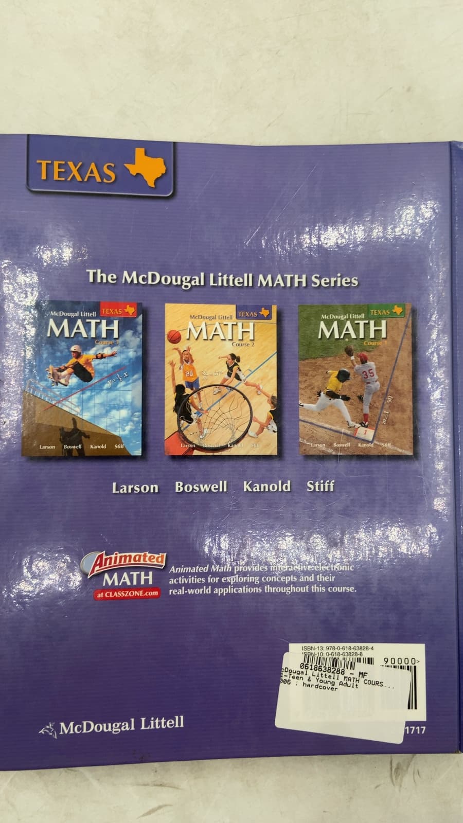 McDougal Littell MATH Course 2 by Ron Larson, Laurie Boswell, Timothy D. Kanold, Lee Stiff - additional view