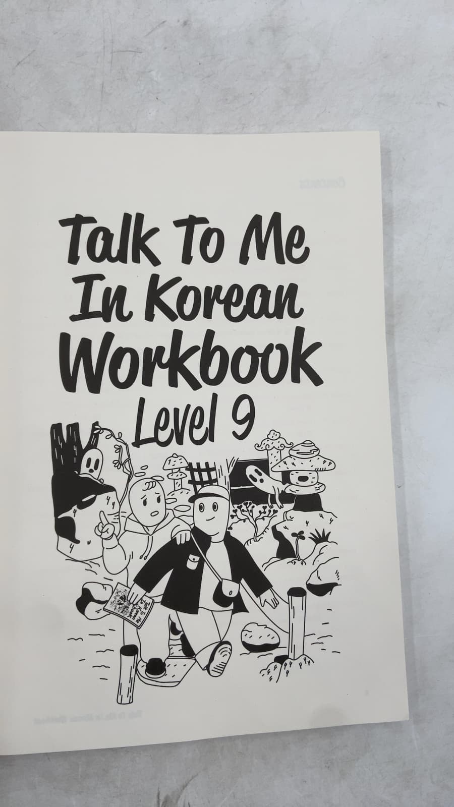 Talk To Me In Korean Workbook Level 9 by Talk To Me In Korean - title page
