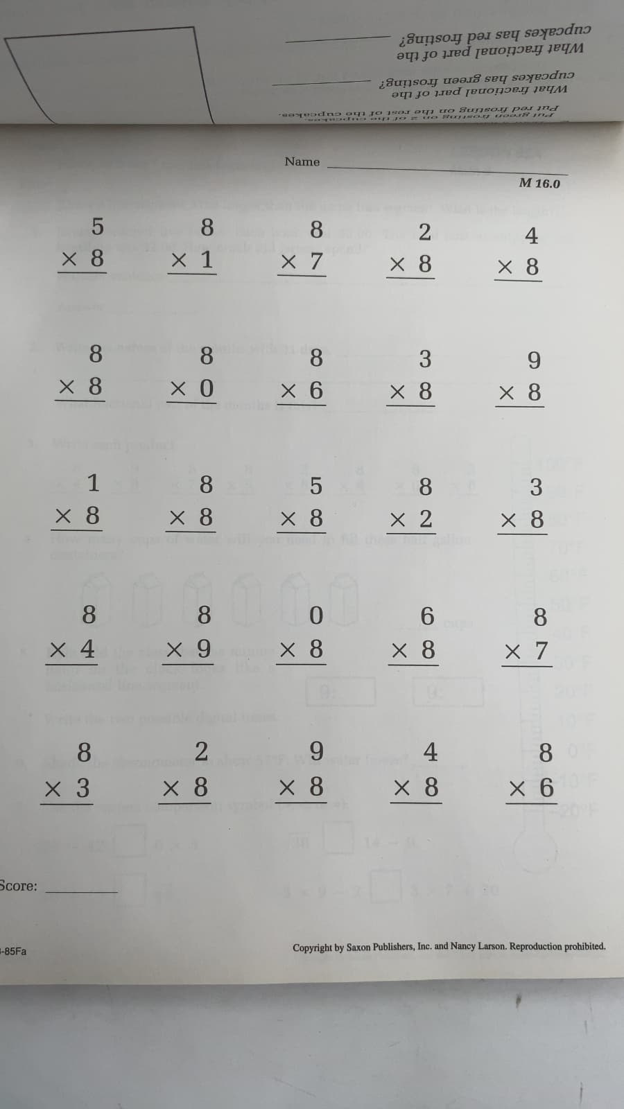 Math 3: An Incremental Development, Student Workbook (Part Two) by Nancy Larson with Jeanne Honore Miller, Sharon Molster Orio - additional view