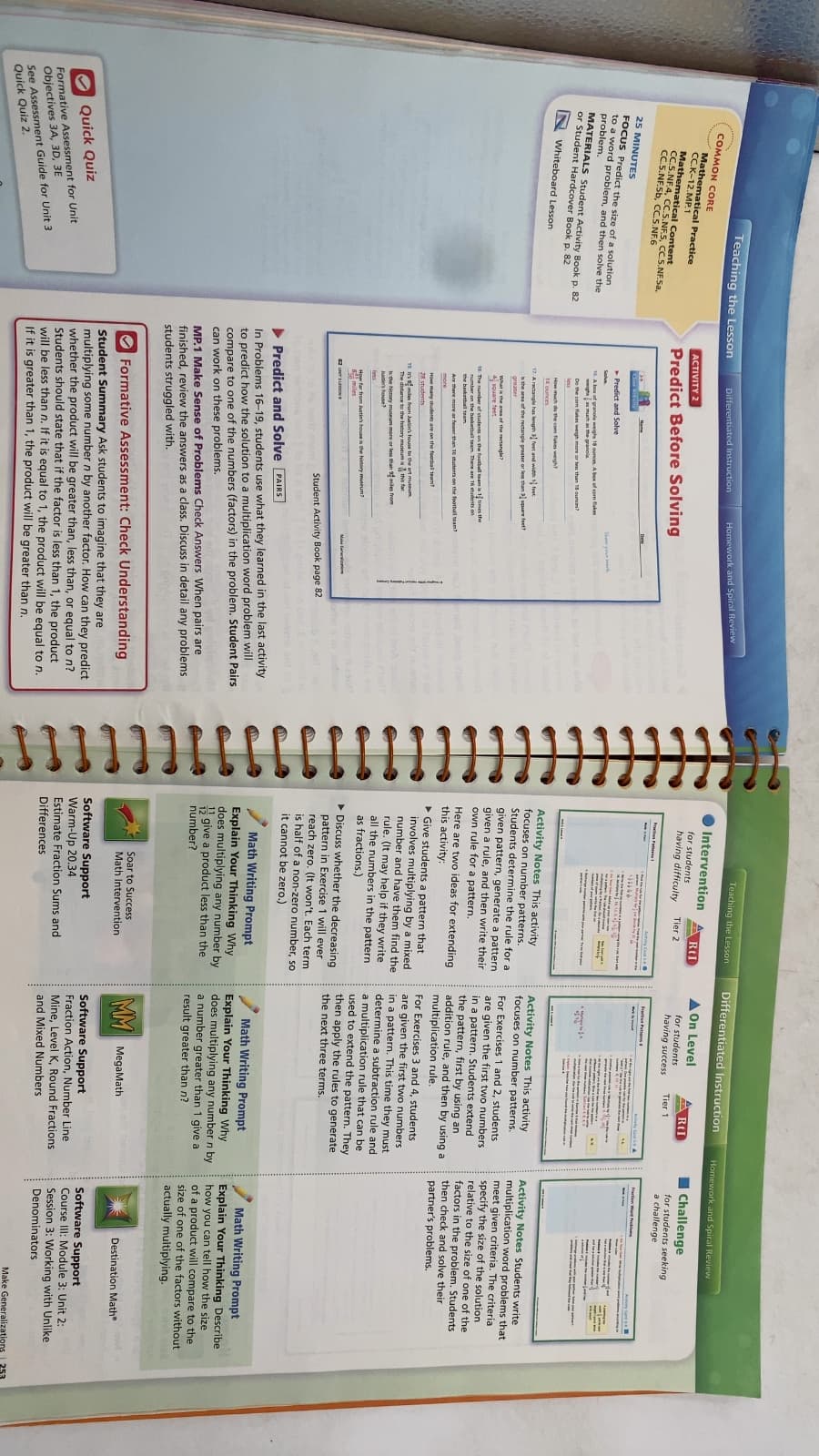 Math Expressions Common Core, Teacher Edition, Grade 5, Volume 1 by Dr. Karen C. Fuson - additional view