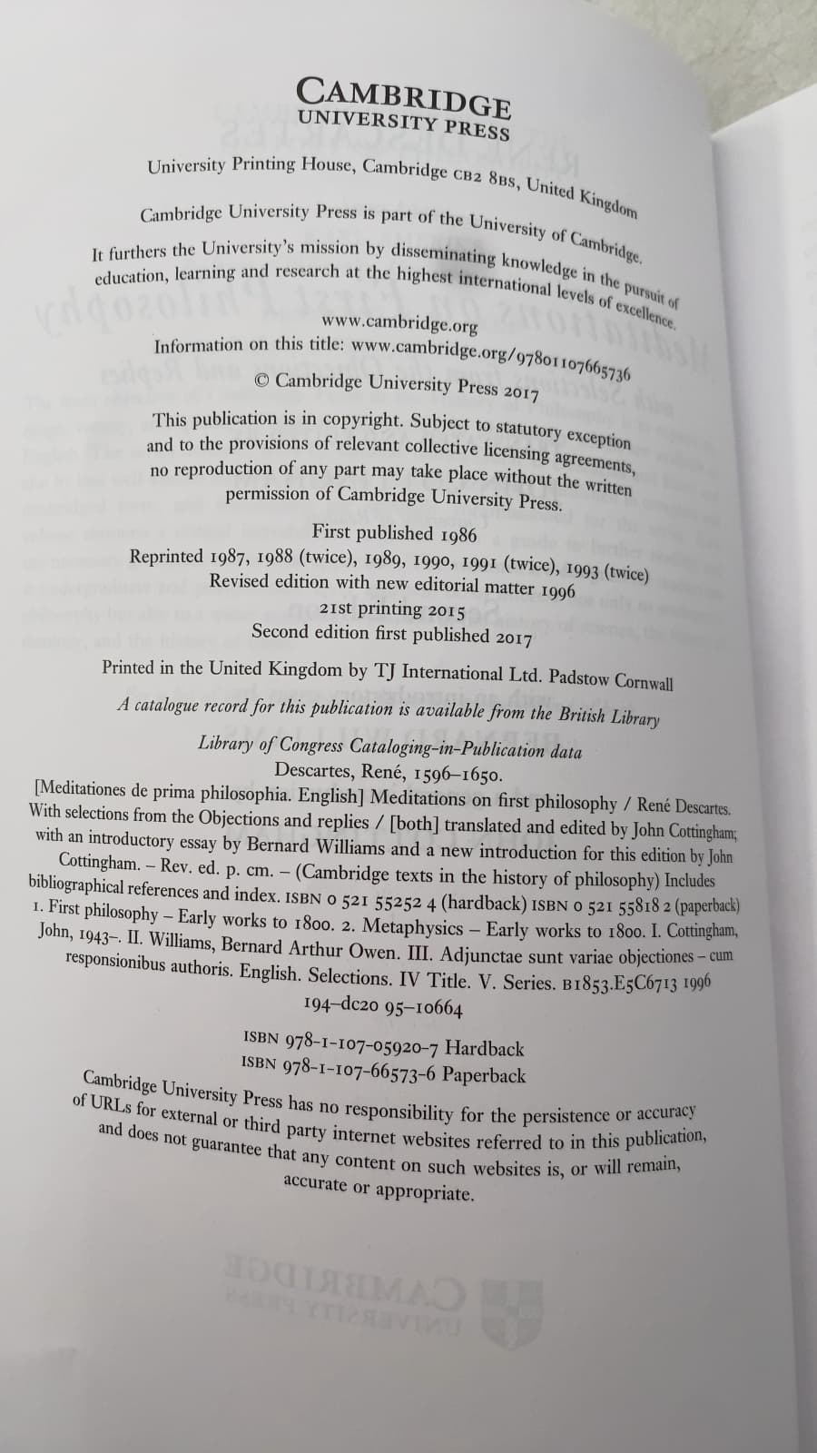 Meditations on First Philosophy by René Descartes - additional view