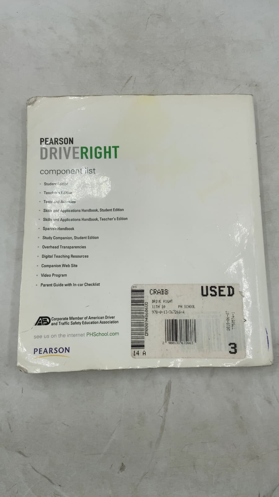 Drive Right, Eleventh Edition by Owen Crabb, Randall R. Thiel, Frederik R. Mottola, Elizabeth A. Weaver - additional view