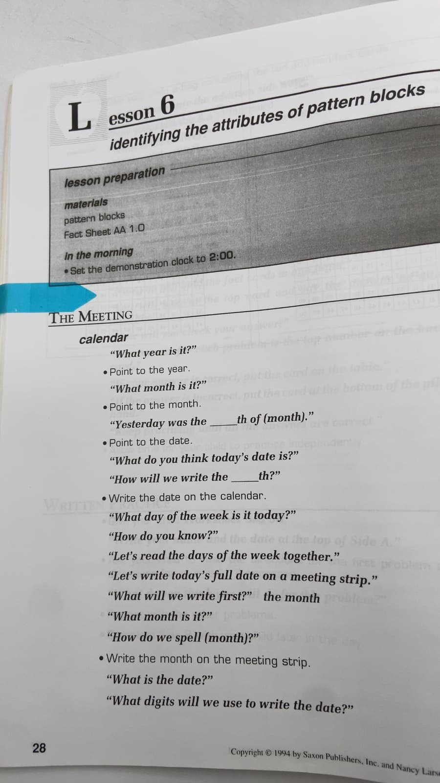 Math 2: An Incremental Development by Nancy Larson with Roseann Paolino, Dee Dee Wescoatt - additional view