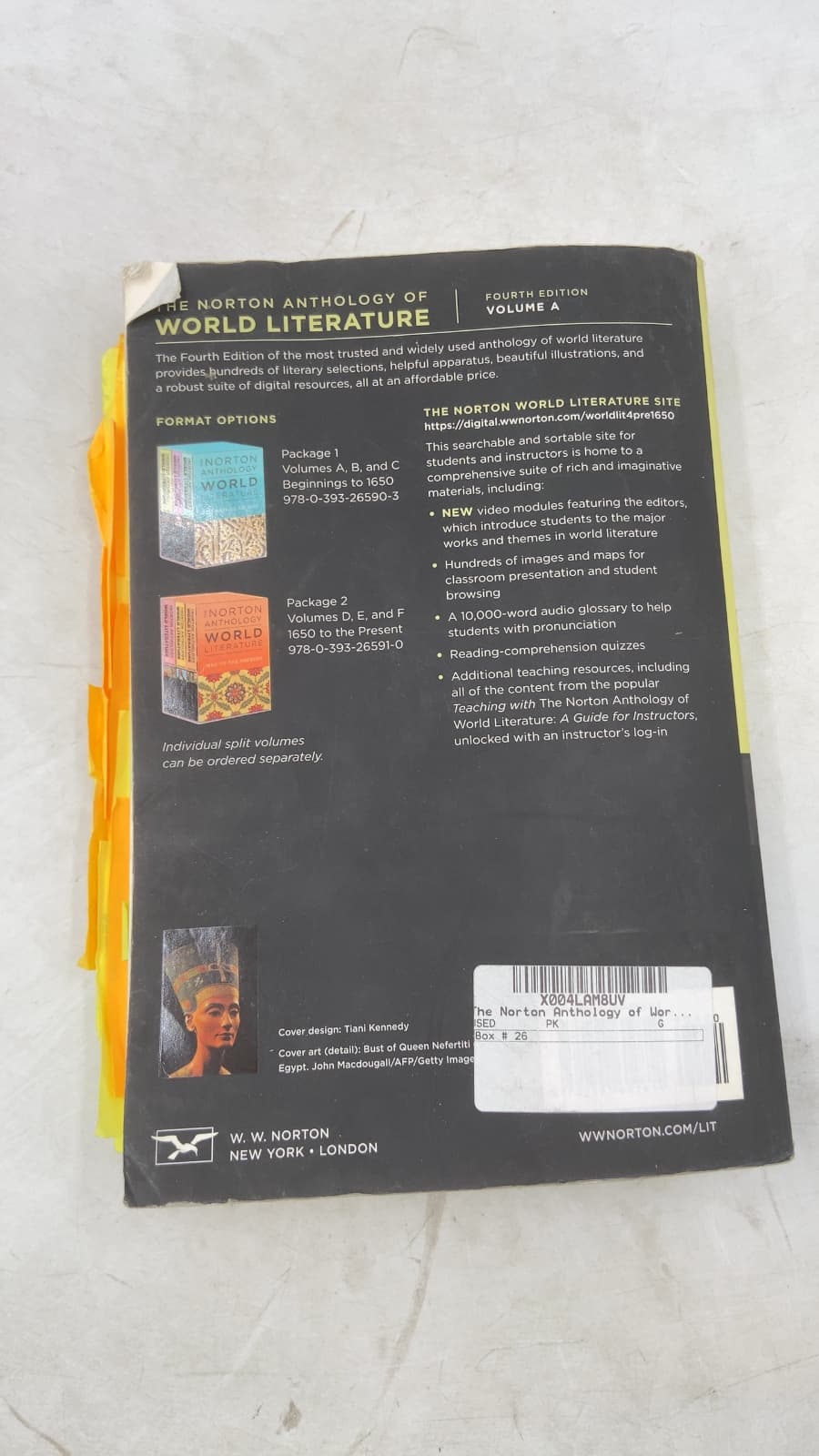The Norton Anthology of World Literature, Volume A by Martin Puchner, Suzanne Akbari, Wiebke Denecke, Barbara Fuchs, Caroline Levine, Pericles Lewis, Emily Wilson - additional view