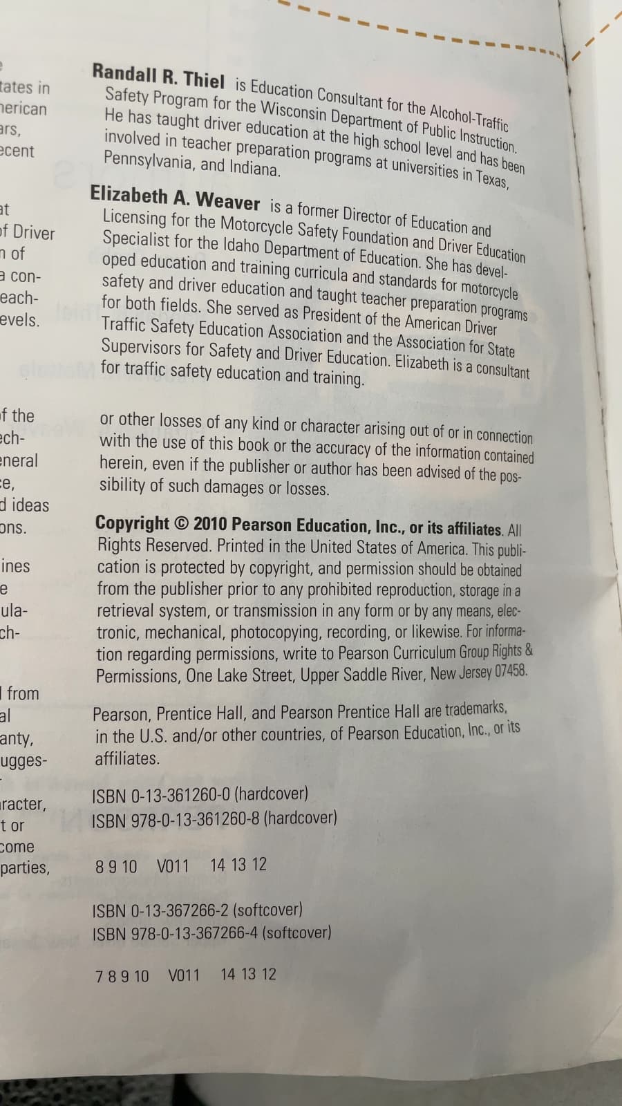 Drive Right by Owen Crabb, Randall R. Thiel, Frederik R. Mottola, Elizabeth A. Weaver - additional view