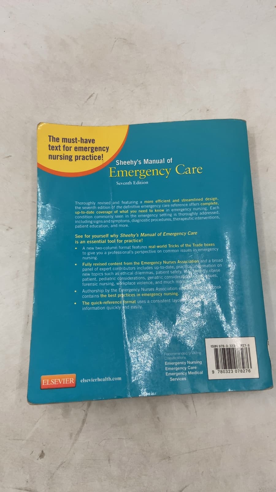 Sheehy's Manual of Emergency Care by Emergency Nurses Association - additional view