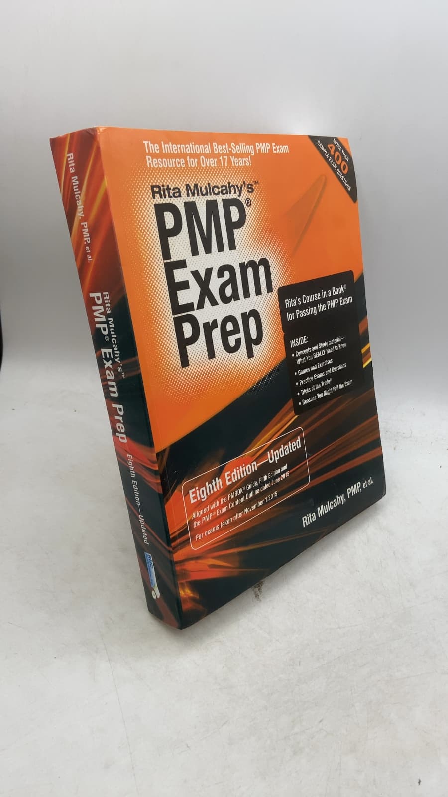 PMP Exam Prep: Accelerated Learning to Pass PMI's PMP Exam by Rita Mulcahy, PMP, et al. - front cover