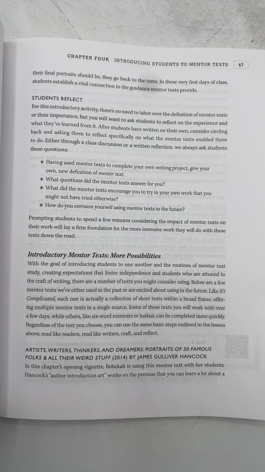 Writing with Mentors: How to Reach Every Writer in the Room Using Current, Engaging Mentor Texts by Allison Marchetti and Rebekah O'Dell - additional view