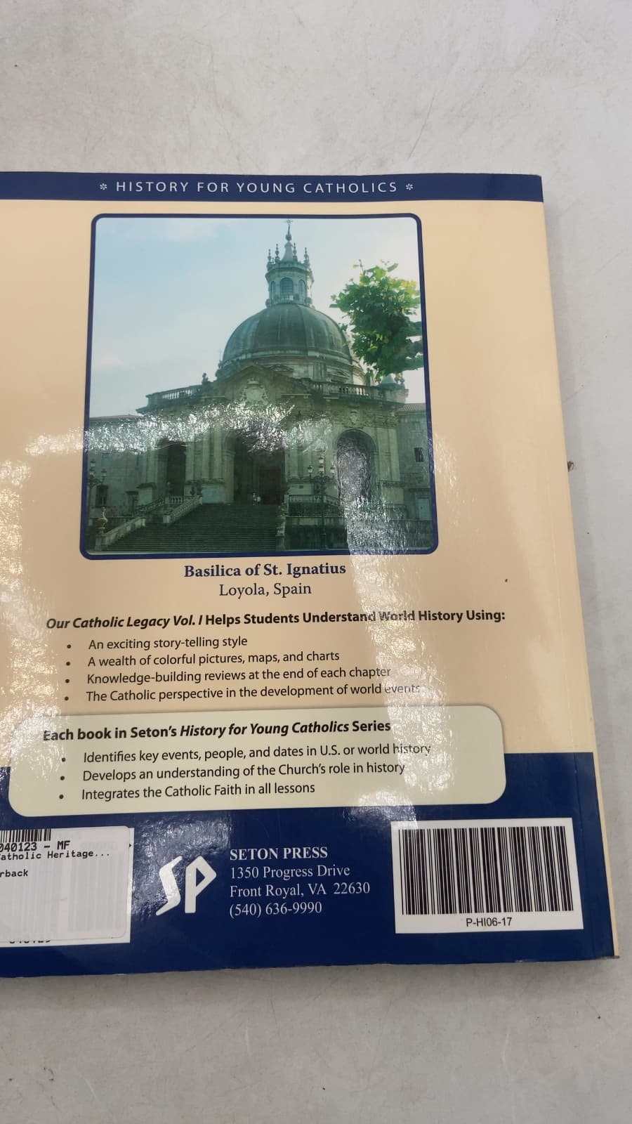 Our Catholic Legacy: World History for Young Catholics Volume 1: Ancient History to the Age of Discovery by Dr. Mary Kay Clark (Executive Editor) - additional view